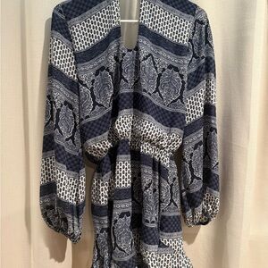 Show Me Your MuMu Navy Romper